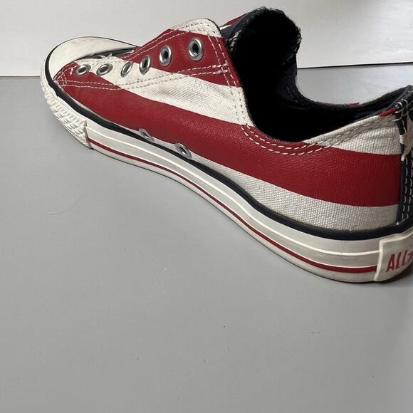 Converse All Star Lo Sneakers USA FLAG Junior Size 5 Shoes - Picture 12 of 16